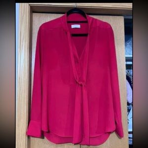 Aritzia Babaton Red Blouse